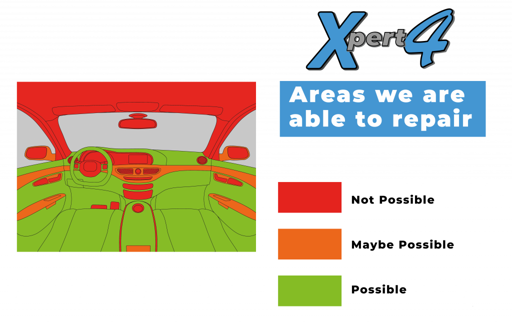 Hier ist Smart Repair im Innenraum möglich bei Xpert4 Smart Repair Köln Interieur Reparatur